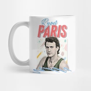 Ryan Paris / Italo Disco 80s Aesthetic Tribute Design Mug